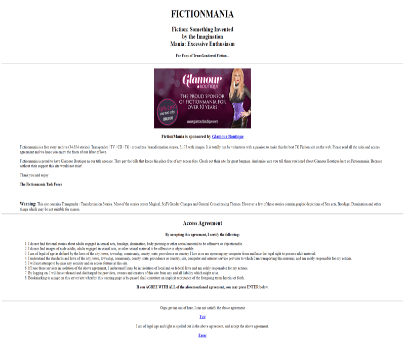 Fictionmania review - SEX STORIES SITES
