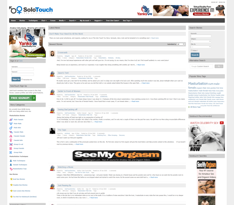 Solotouch review - SEX STORIES SITES